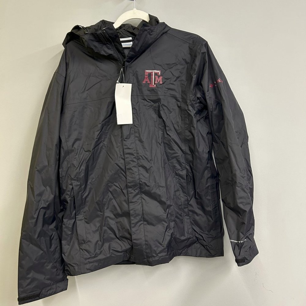 Mens Columbia Texas A&M Rain Jacket